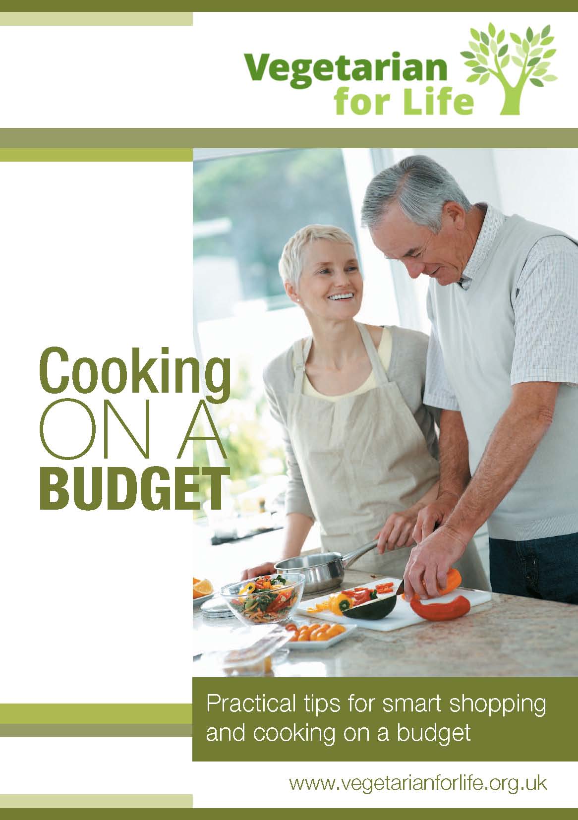 Cooking on a Budget Cover Cover of the Vegetarian for Life Cooking on a Budget guide