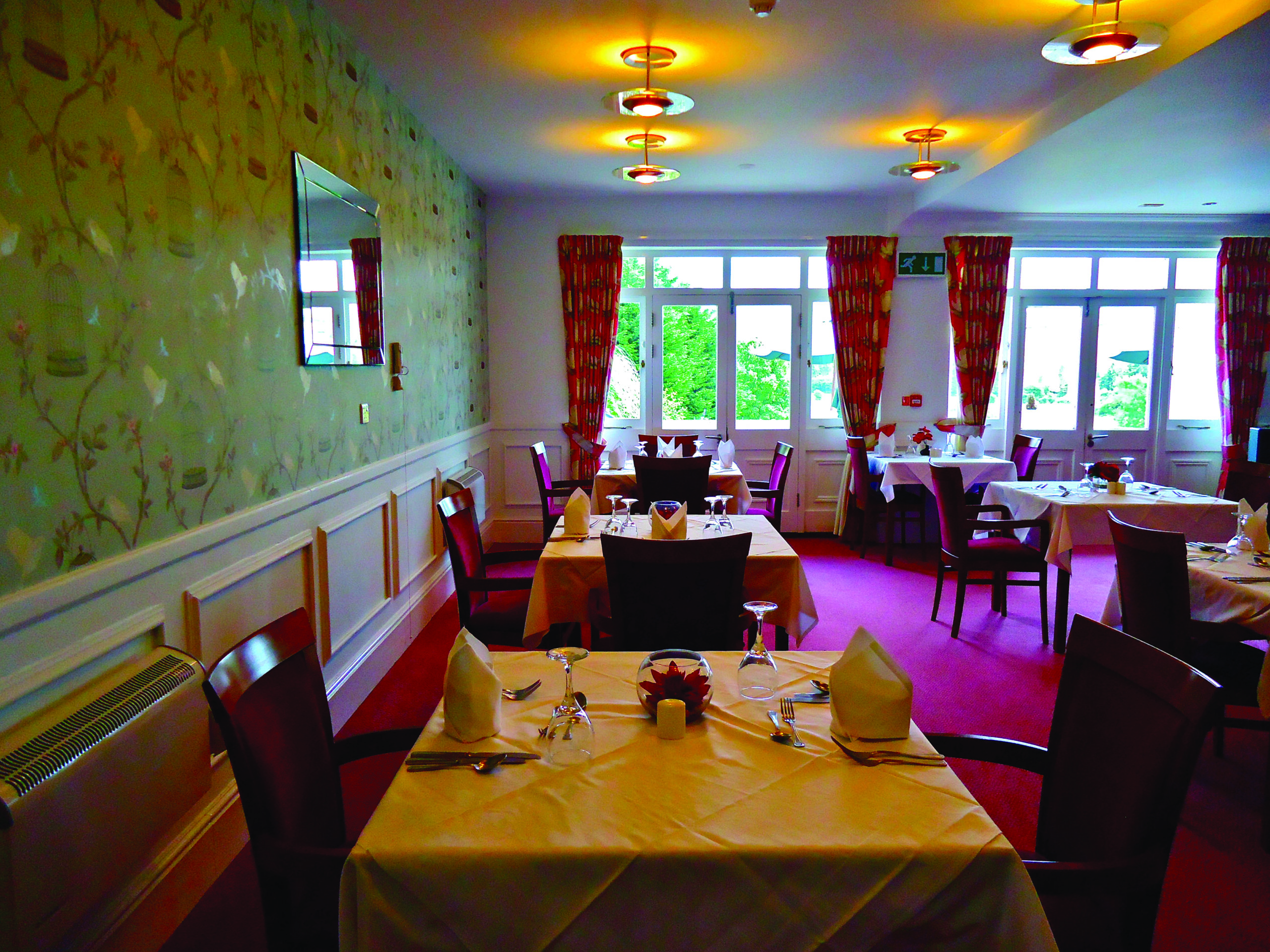 Dining room at a care home