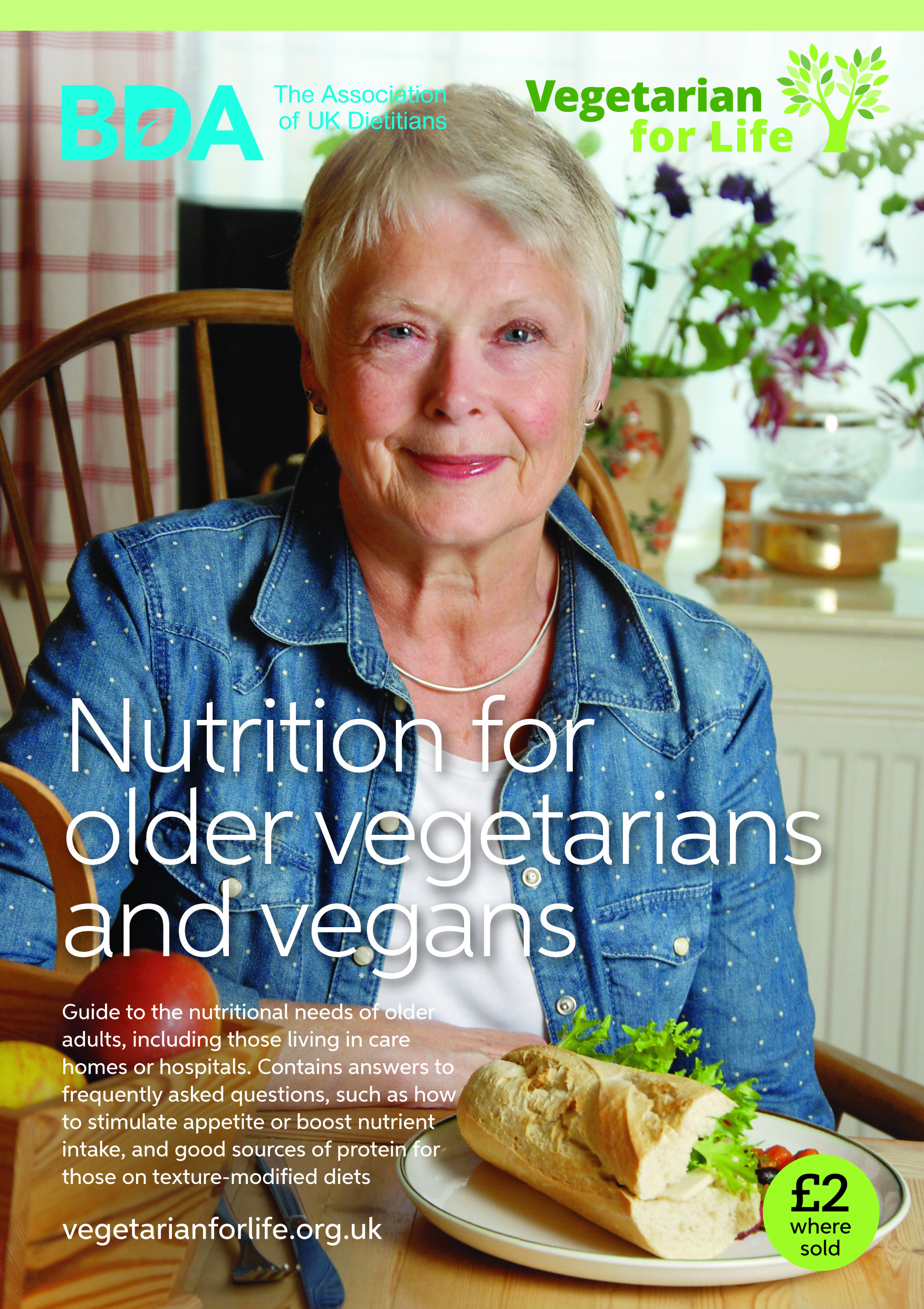 Nutrition Guidelines Cover Cover of the Nutrition for Older Vegetarians and Vegans guide