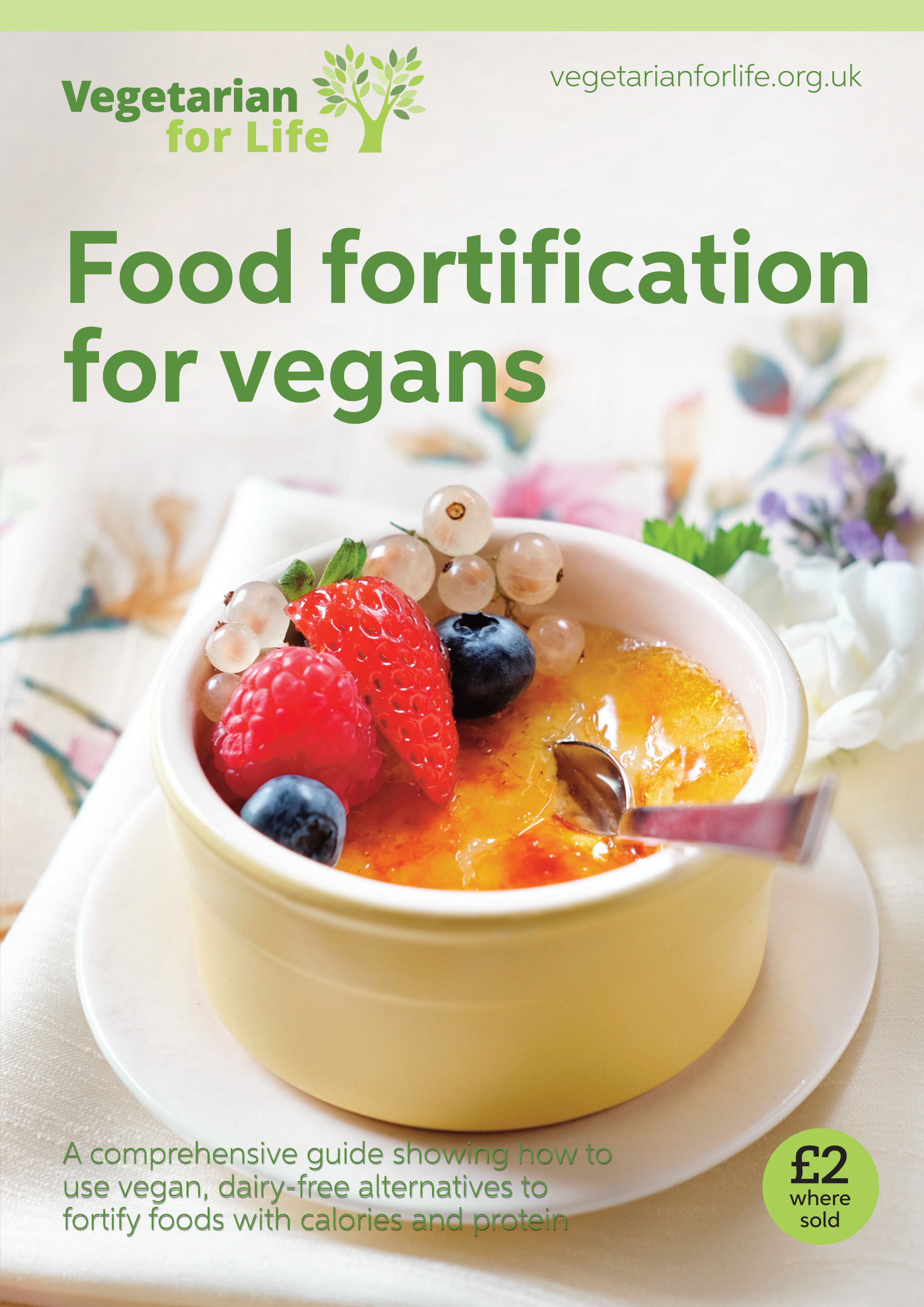 Cover of the Food Fortification for Vegans guide