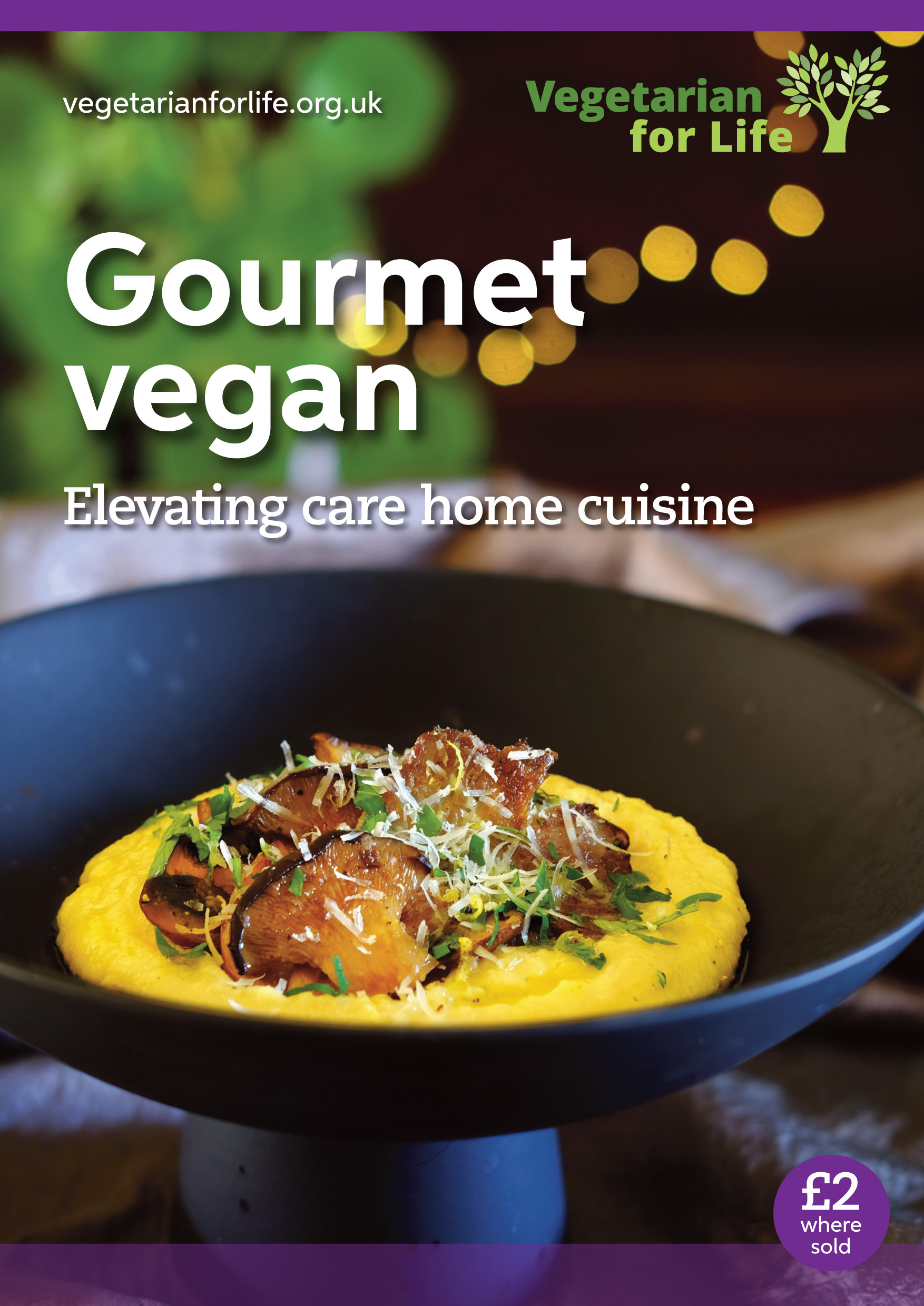 Cover of the Gourmet Vegan meals guide