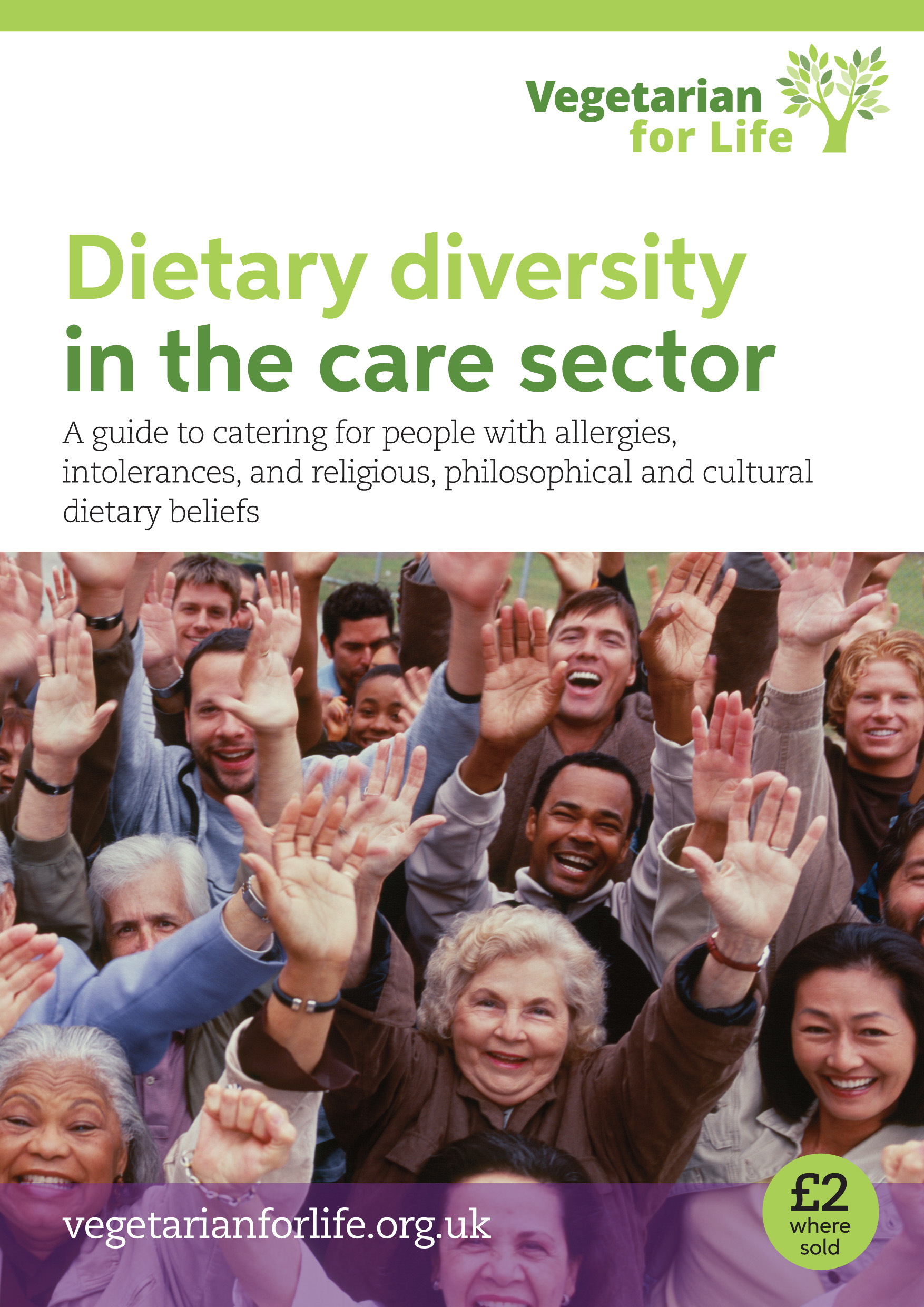 Cover of the Dietary Diversity in the Care Sector guide