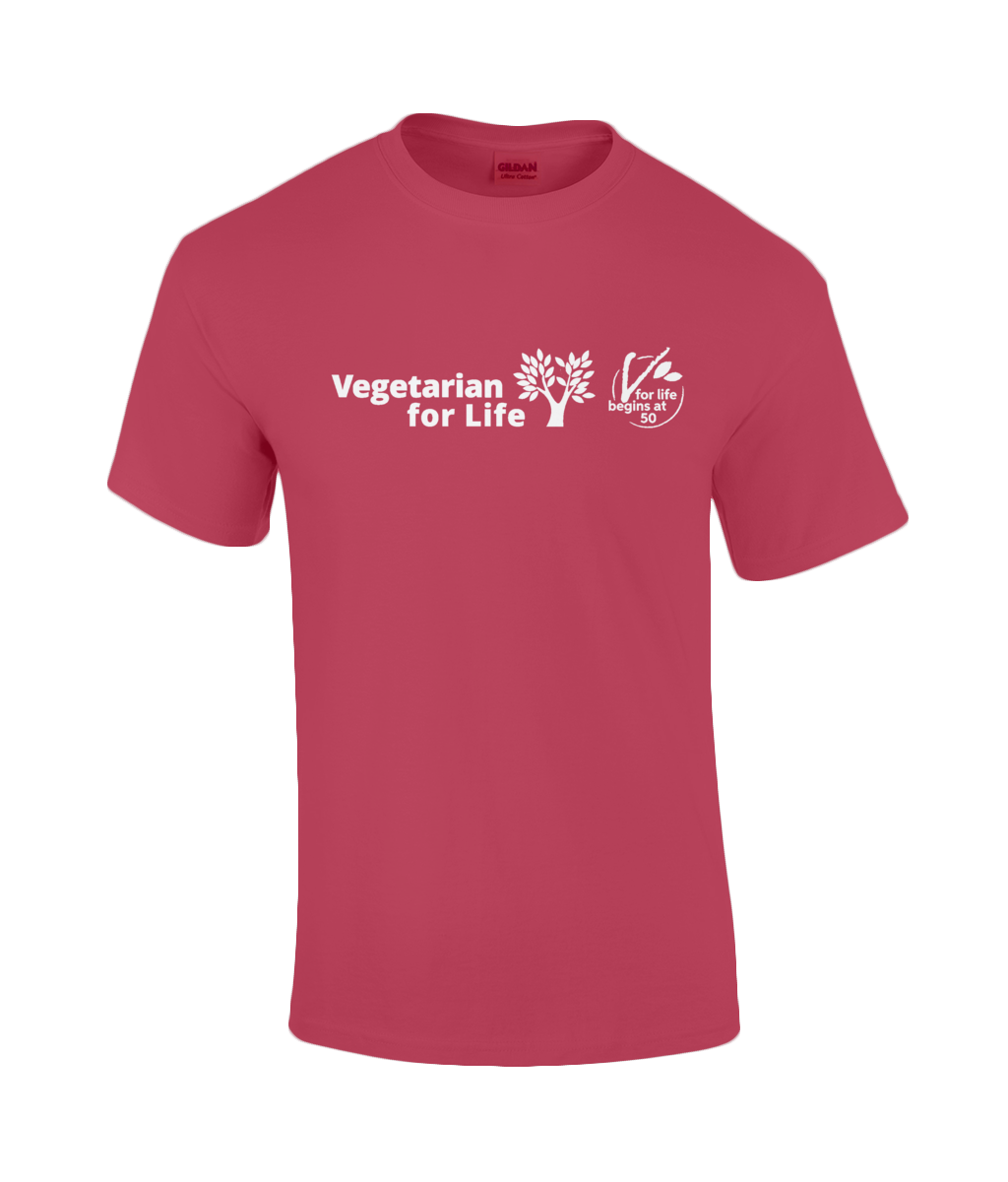 Unisex Cotton T-Shirt - V for Life
