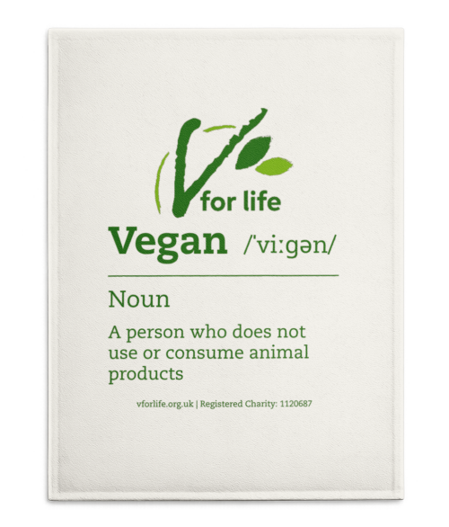 VfL Vegan Definition Tea Towel